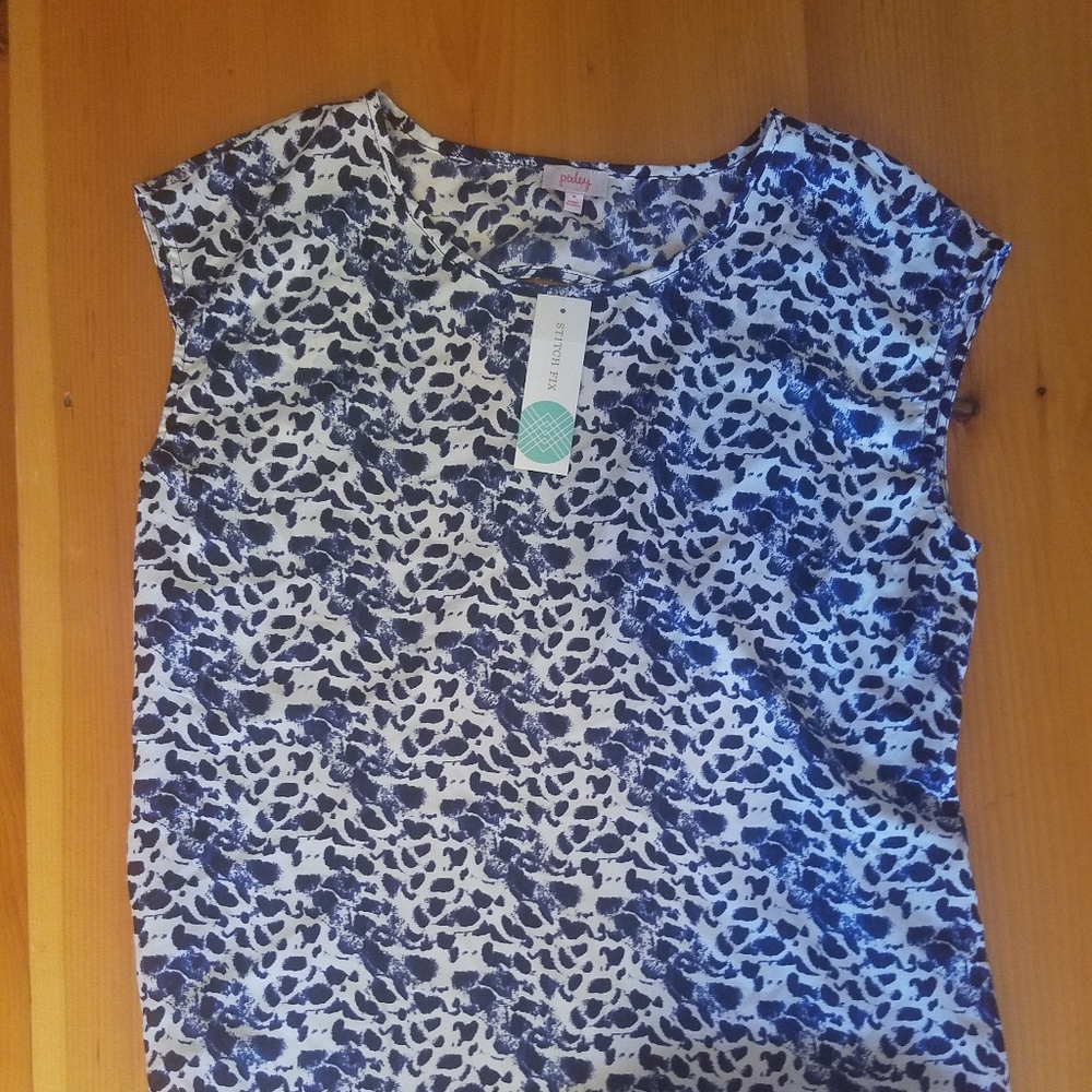 Stitchfix Pixley Francisco Mixed Media Top